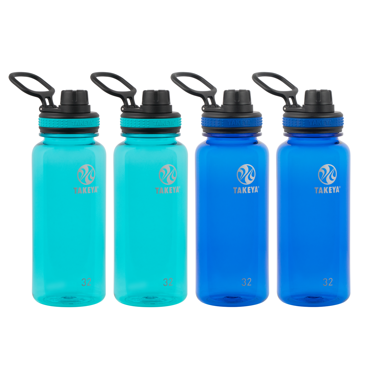 tritan-water-bottle-with-spout-lid-4-pack-n6 50276-Tritan-Spout-32-4pk-Ocean-Royal-angle.png