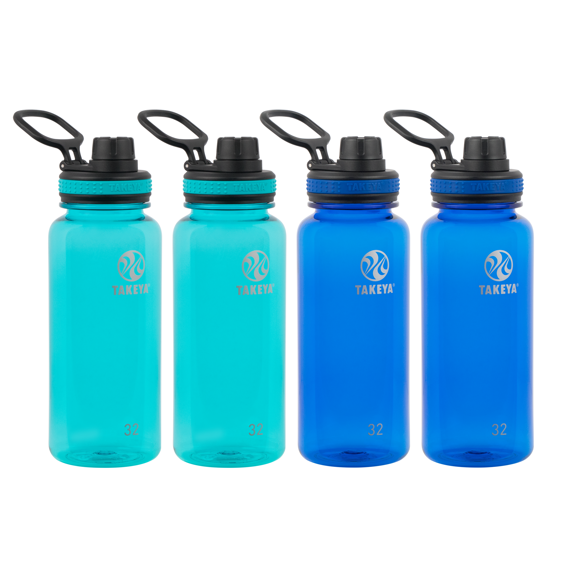 tritan-water-bottle-with-spout-lid-4-pack-n6 50276-Tritan-Spout-32-4pk-Ocean-Royal-angle.png