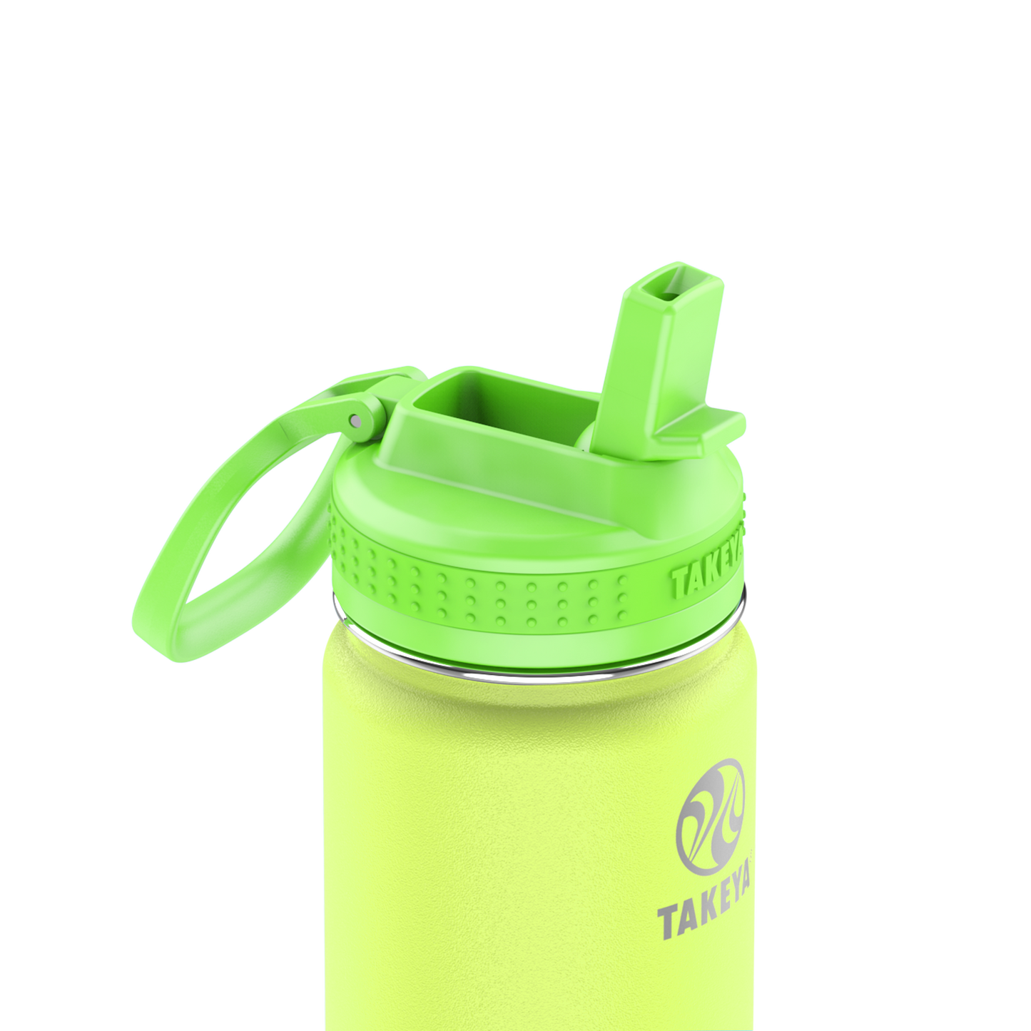 actives-kids-glow-in-the-dark-water-bottle-with-straw-lid-k5 51075-Actives-Kids-Straw-18-GID-LightningGreen-closeup.png