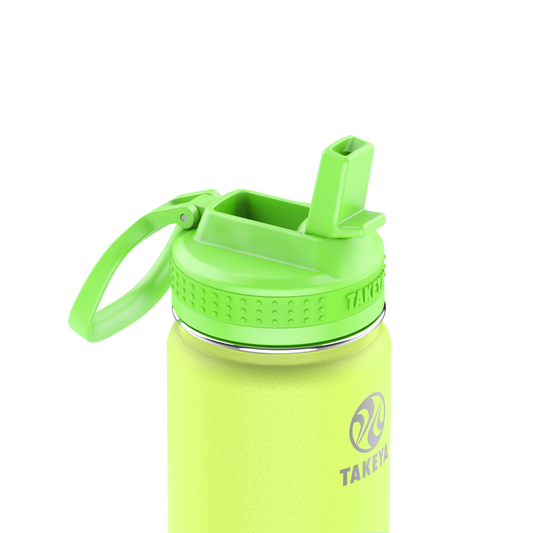 actives-kids-glow-in-the-dark-water-bottle-with-straw-lid-k5 51075-Actives-Kids-Straw-18-GID-LightningGreen-closeup.png