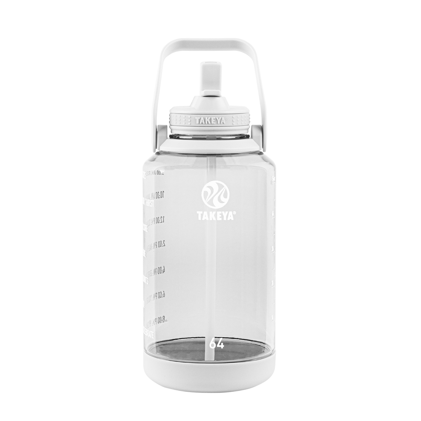 tritan-motivational-water-bottle-with-straw-lid-g7 54142-Tritan-Straw-Motivational-64-WhiteCloud-front.png