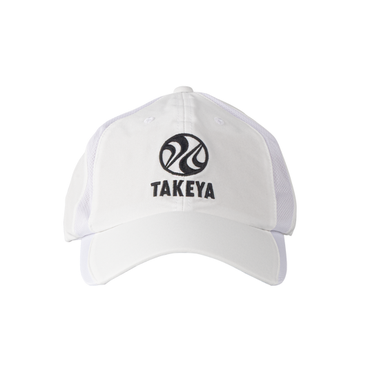 takeya-sport-vented-adjustable-hat-x8 97285-TK-PB-Hat-White-Front.png